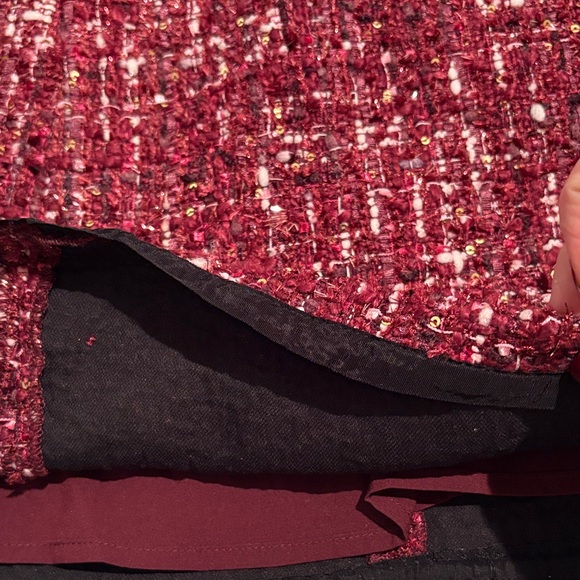 GAL MEETS GLAM COLLECTION Nell Bouclé Dreams Tweed Fit & Flare Dress from - Picture 7 of 12